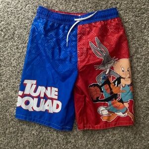 Space jam boys swim shorts. Size 12
